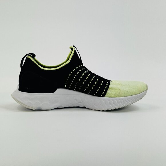 Nike Women's React Phantom Run FK 2 'Black Volt' CJ0280-004 size 6 READ - Picture 3 of 8